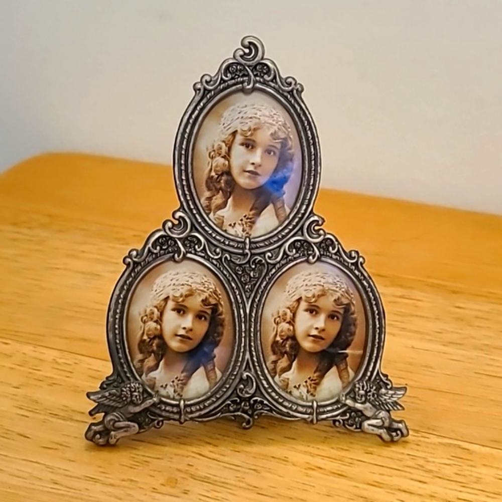 Victorian Pewter Picture Frame
